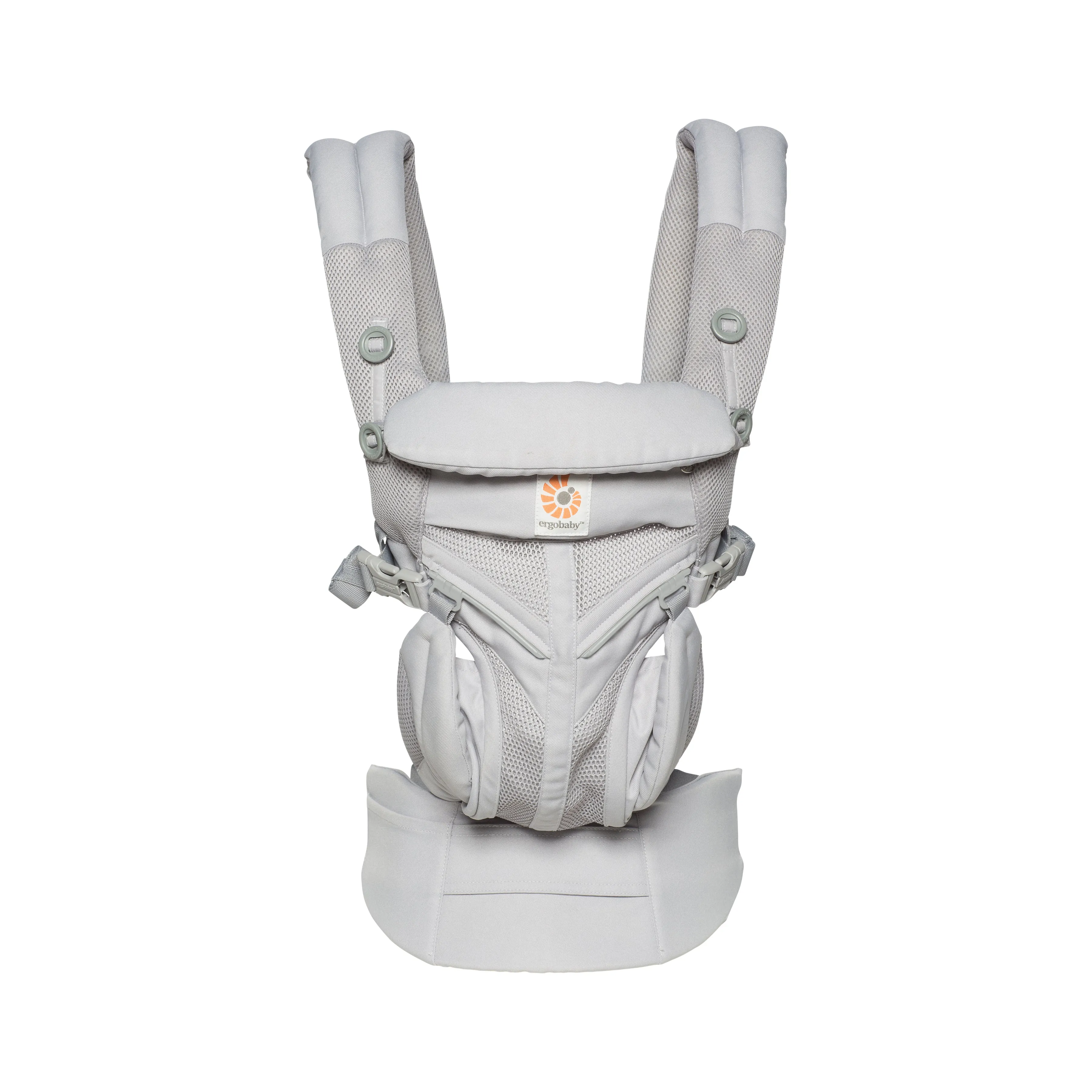 [1 year local warranty] Ergobaby Omni 360 Cool Air Mesh Baby Carrier - Pearl Grey