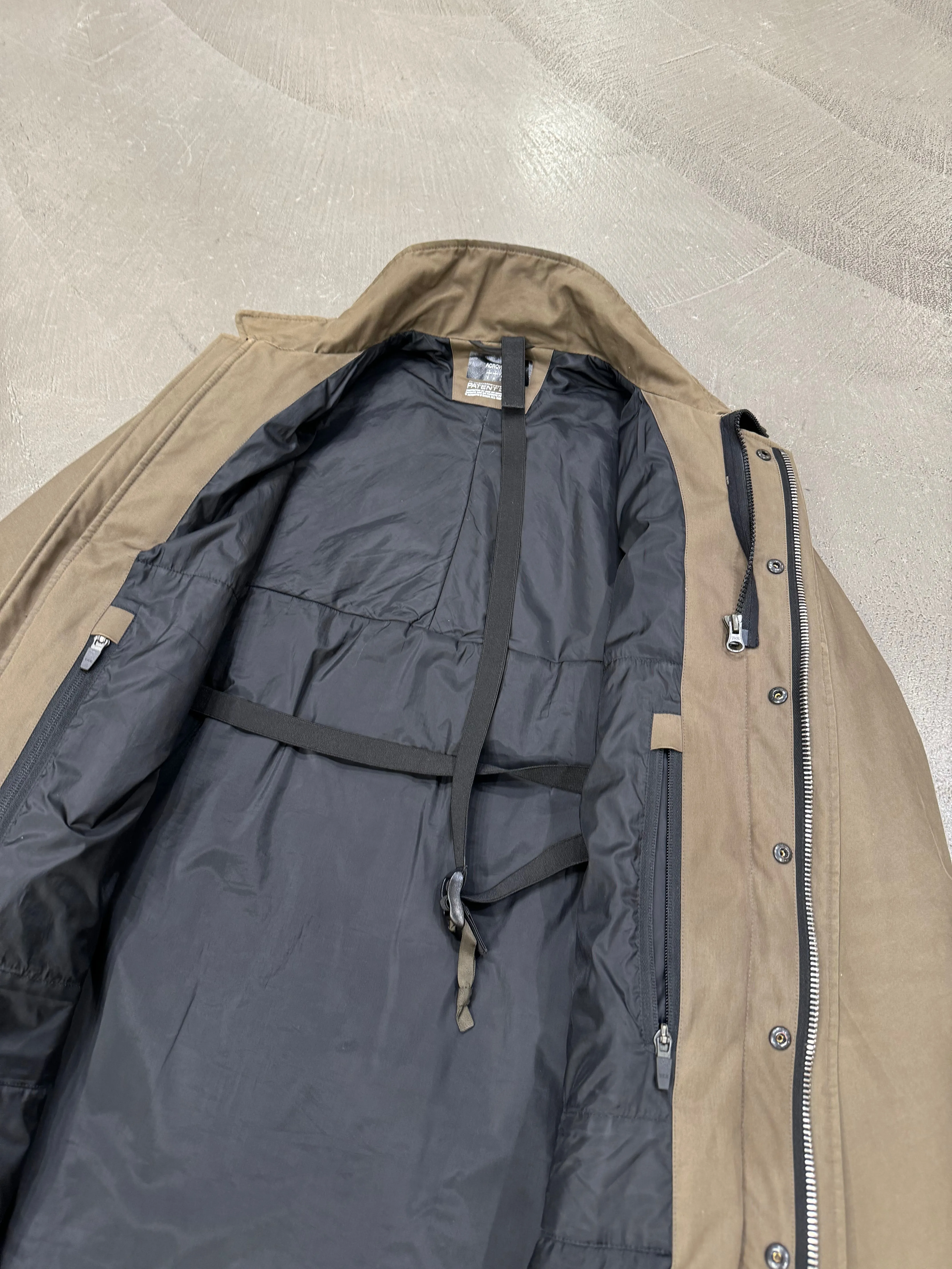 2020s Acronym technical jacket with backpack straps and back pockets