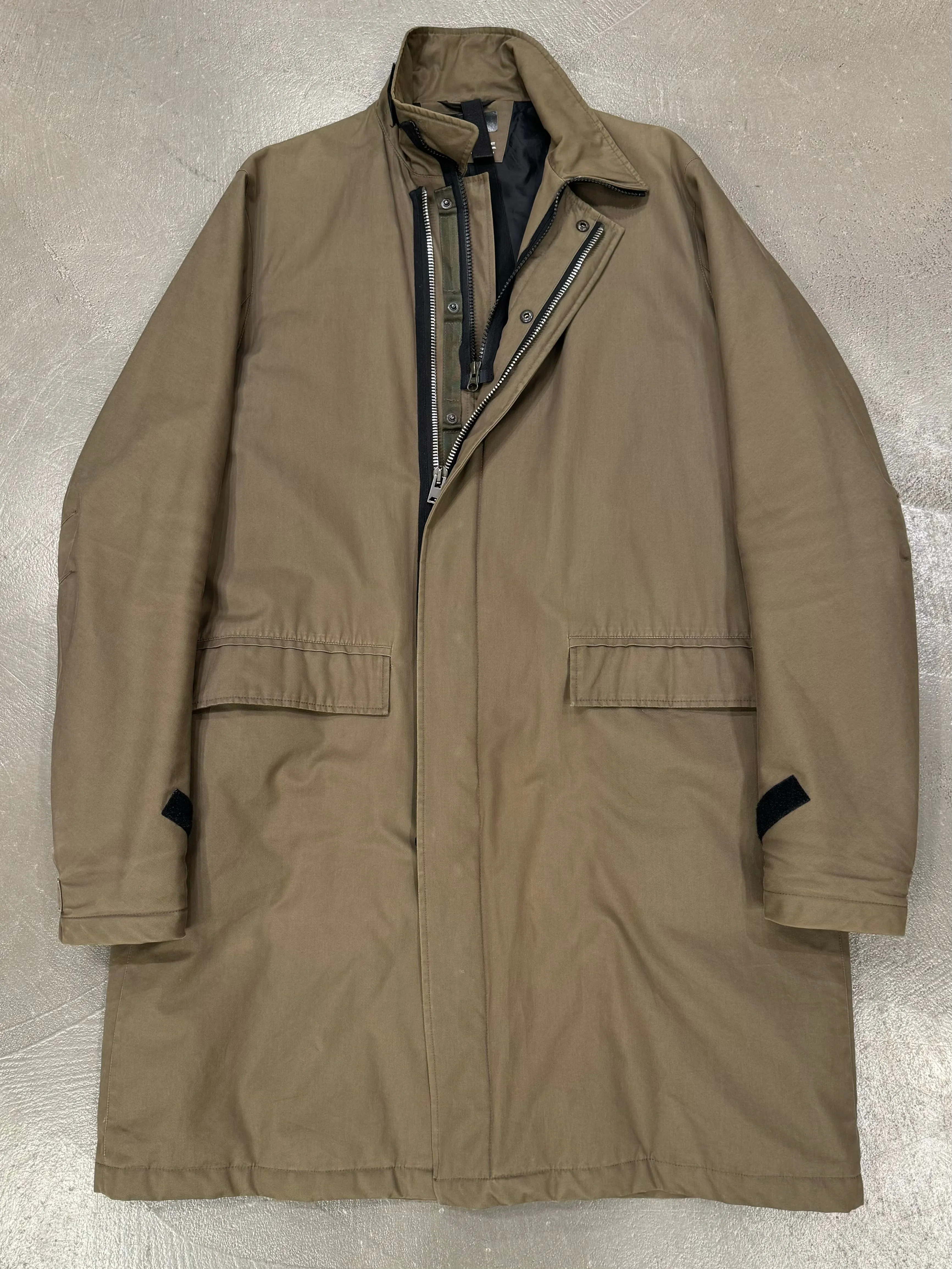 2020s Acronym technical jacket with backpack straps and back pockets