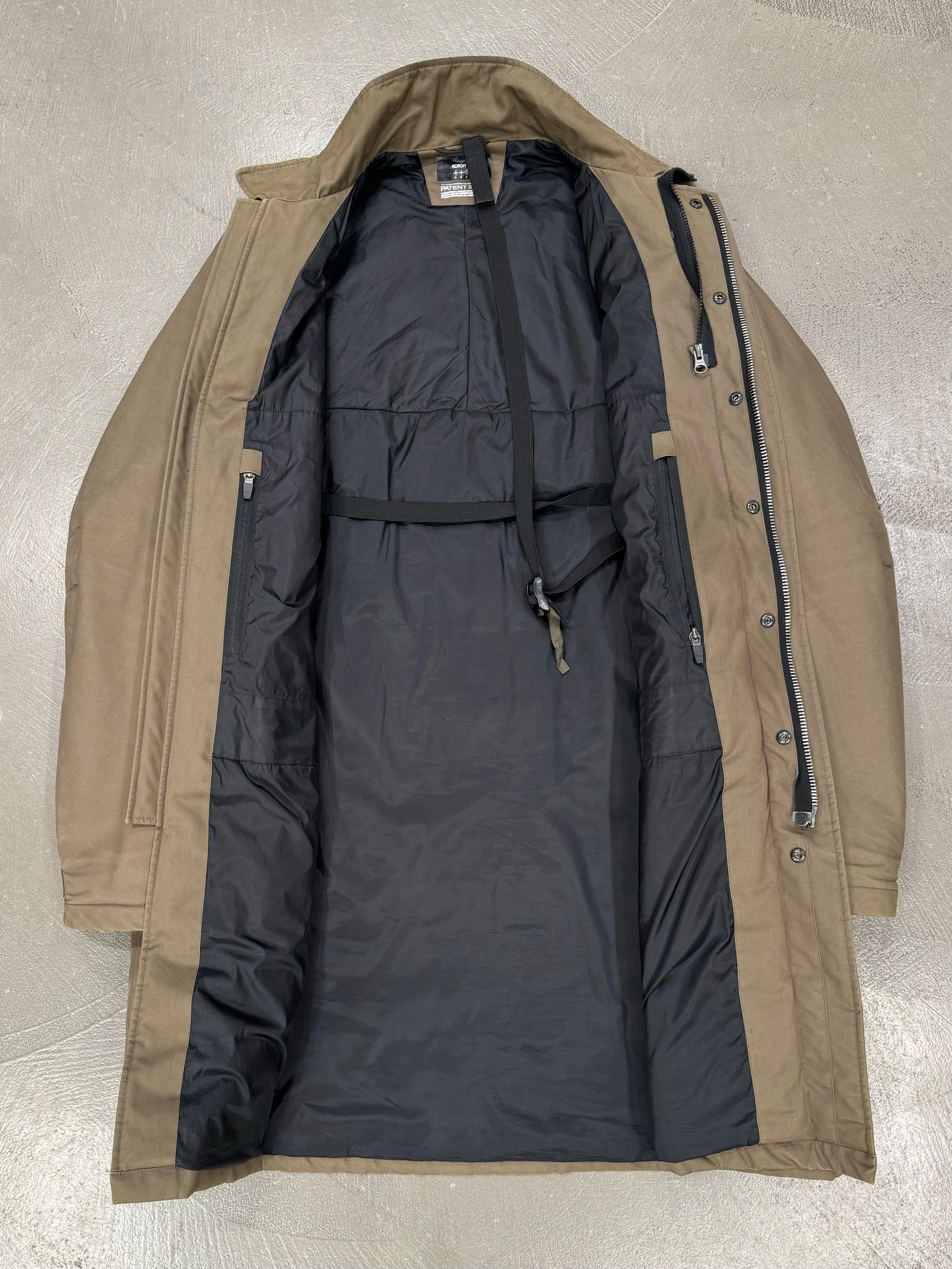 2020s Acronym technical jacket with backpack straps and back pockets