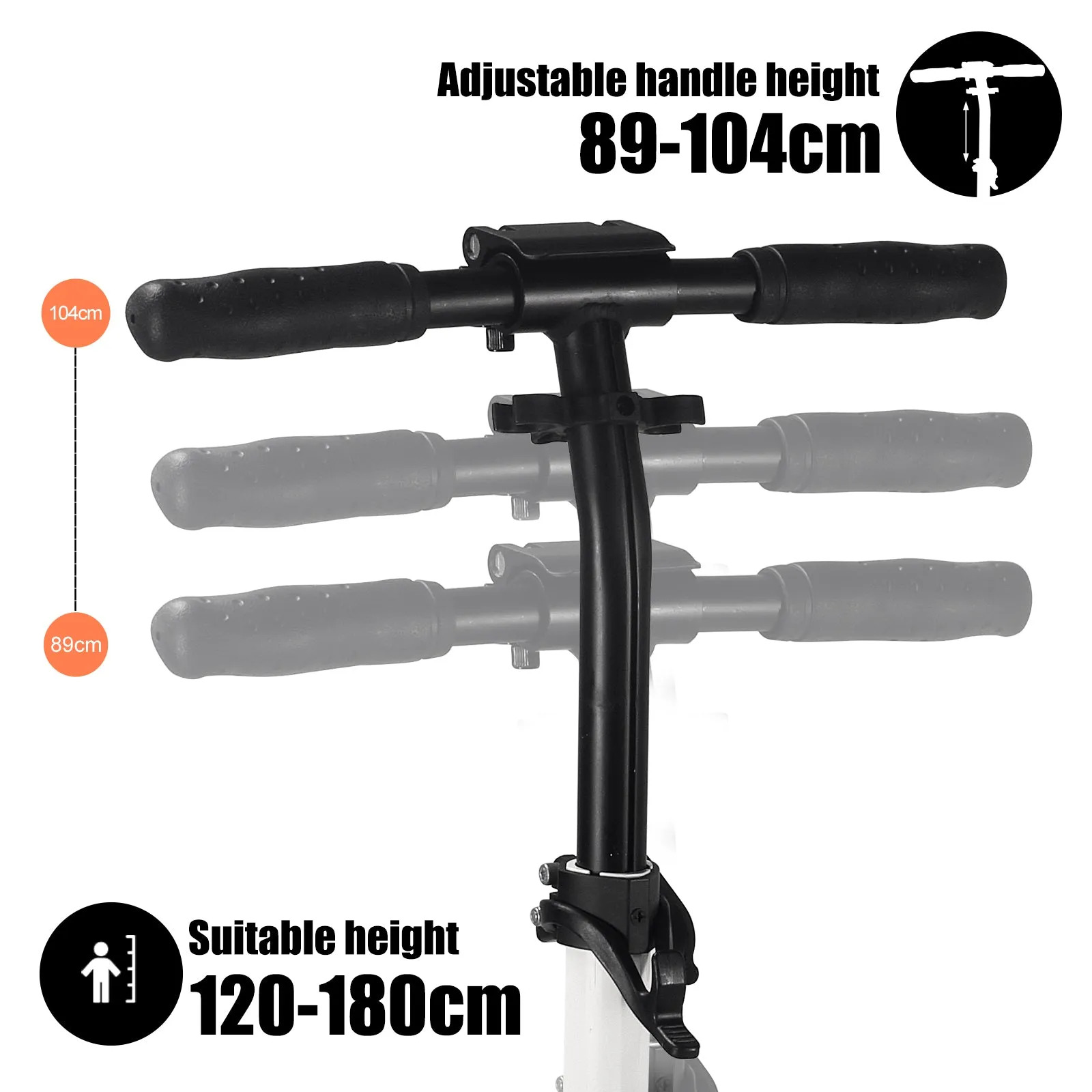 A301 Adult Kick Scooter with Large Folding Wheel Design - Convenient strolling for Adults
