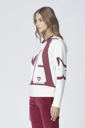 AM 23 printed sweatshirt