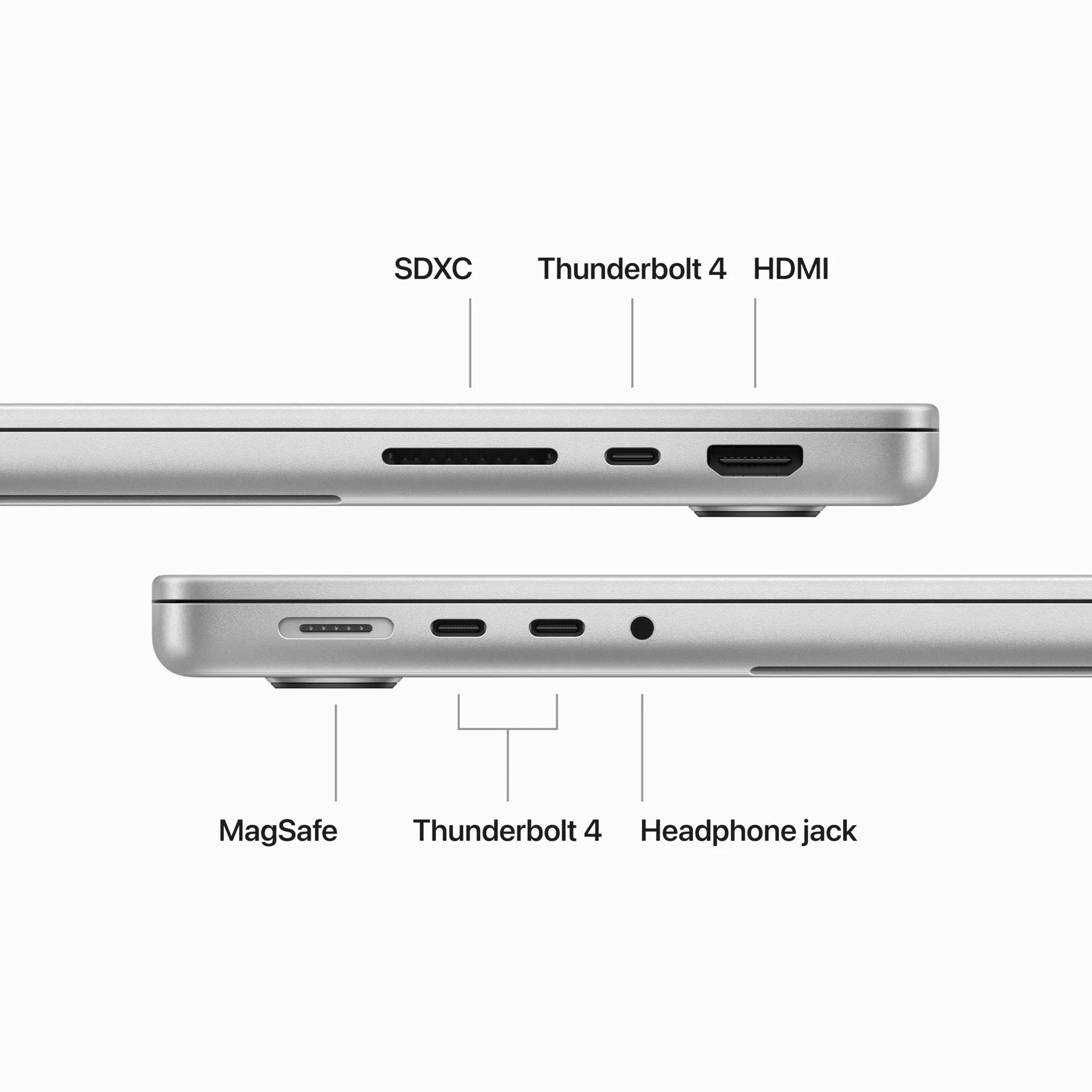 Apple 2023 MacBook Pro Laptop M3 Pro chip with 12‑core CPU, 18‑core GPU: 14.2-inch Liquid Retina XDR Display, 18GB Unified Memory, 1TB SSD Storage. Works with iPhone/iPad; Silver