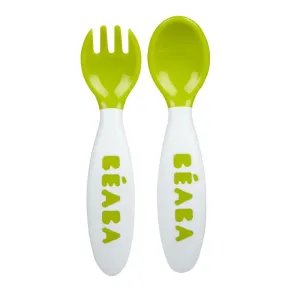 Beaba Ellipse 2nd Stage Ergonomic Cutlery Set (8m ) - 3 Colors