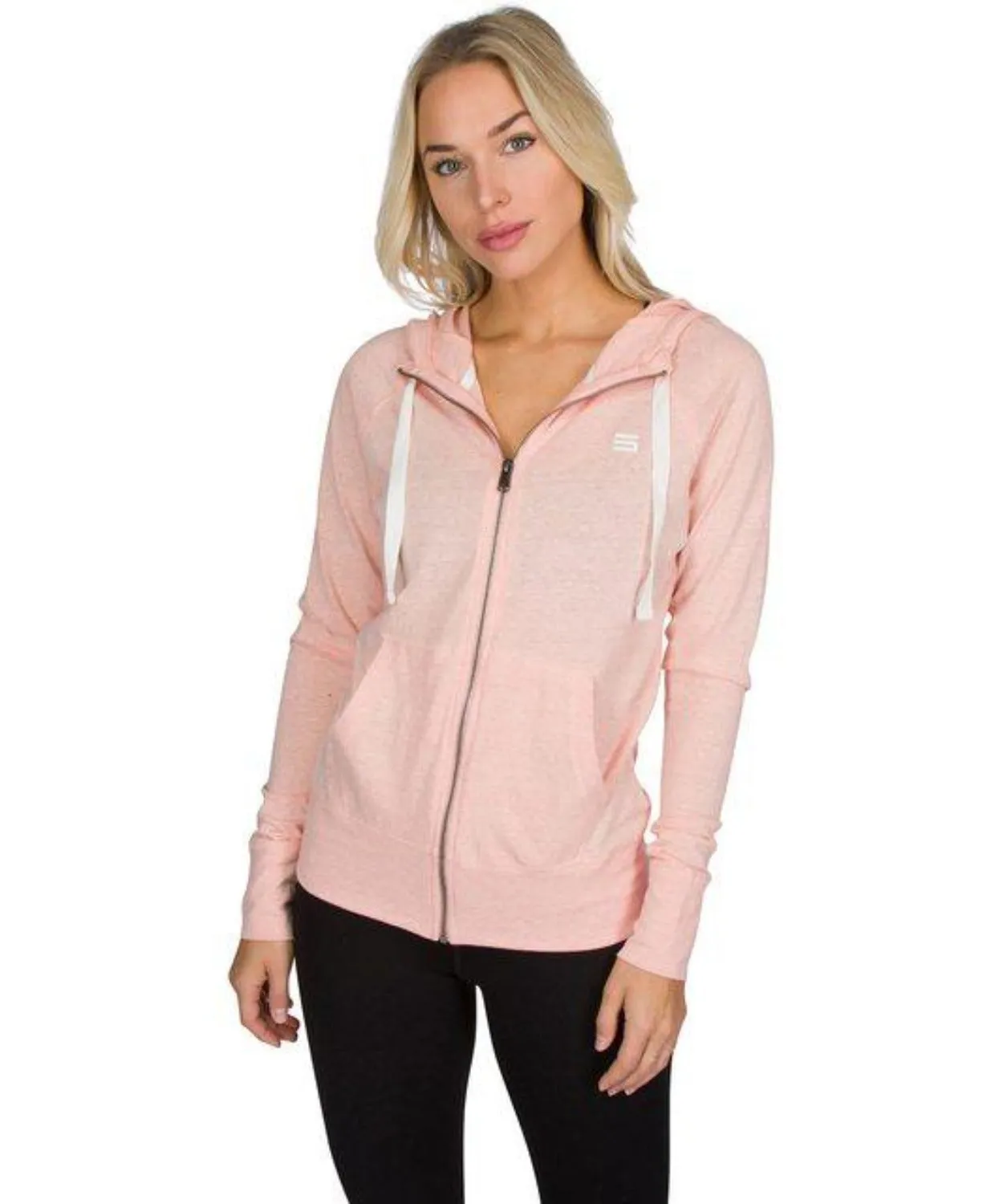 Dry Fit Sweatshirts for Women, Lightweight Zip Up Hoodie Sweater - Full Zip Hooded Jacket