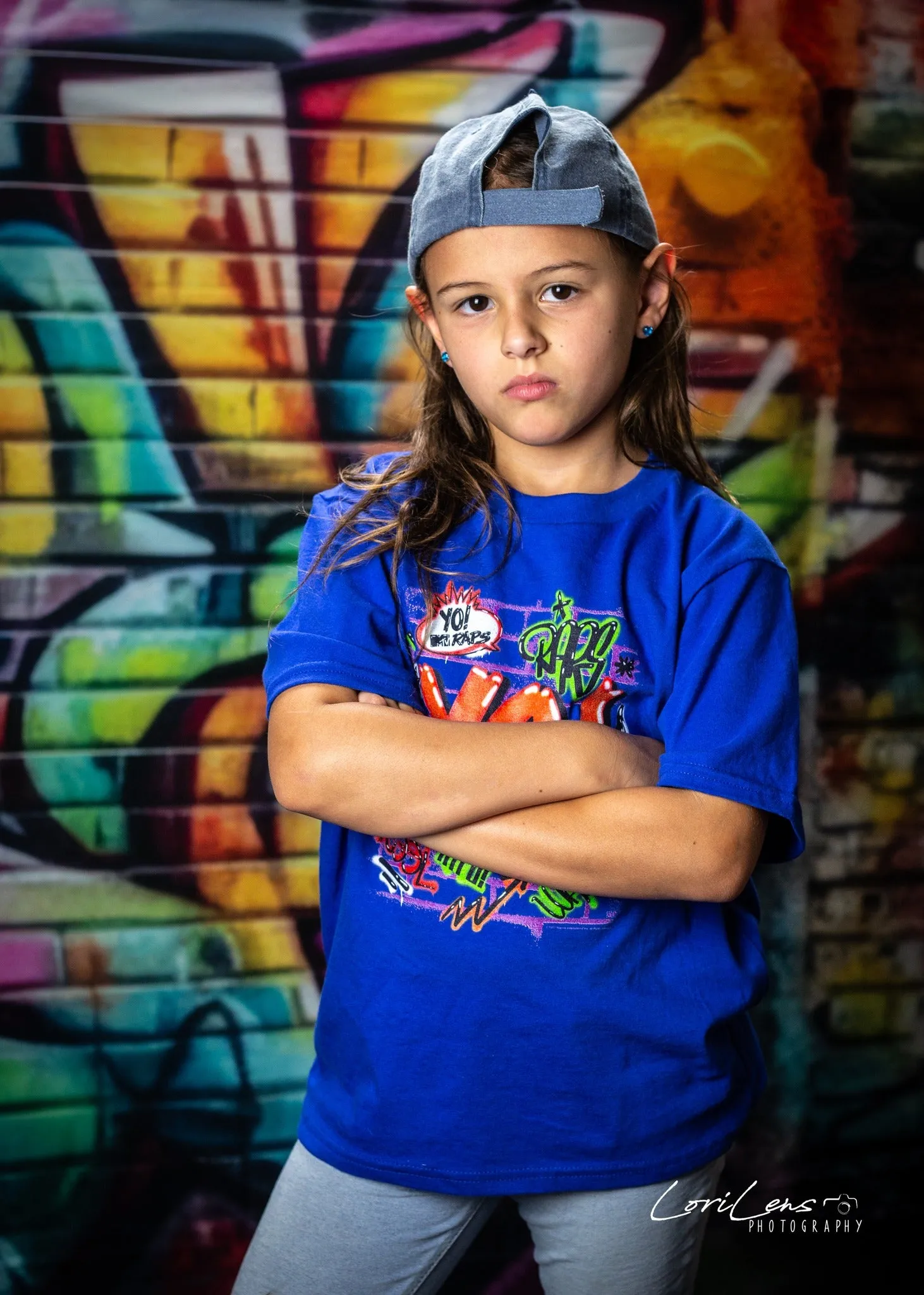 Kate Urban Graffiti Wall Backdrop Designed by Mandy Ringe Photography