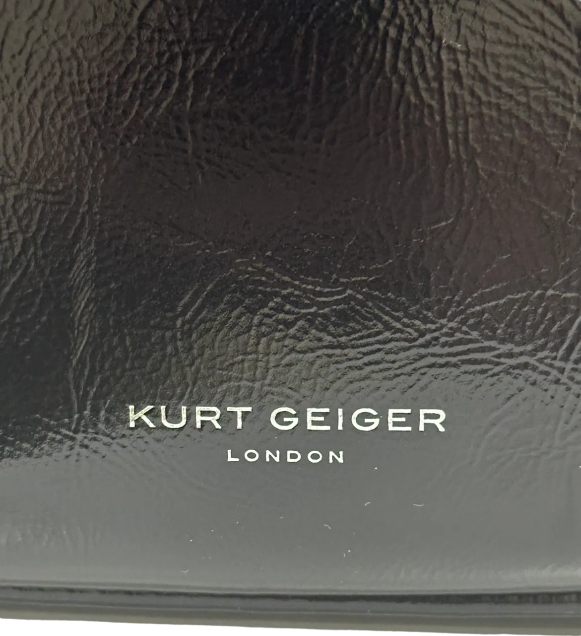 Kurt Geiger Black Leather Hobo Shoulder Bag