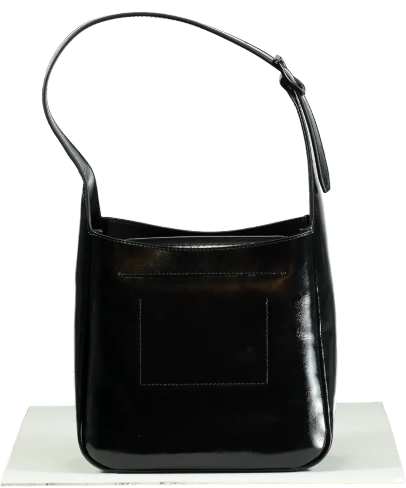 Kurt Geiger Black Leather Hobo Shoulder Bag