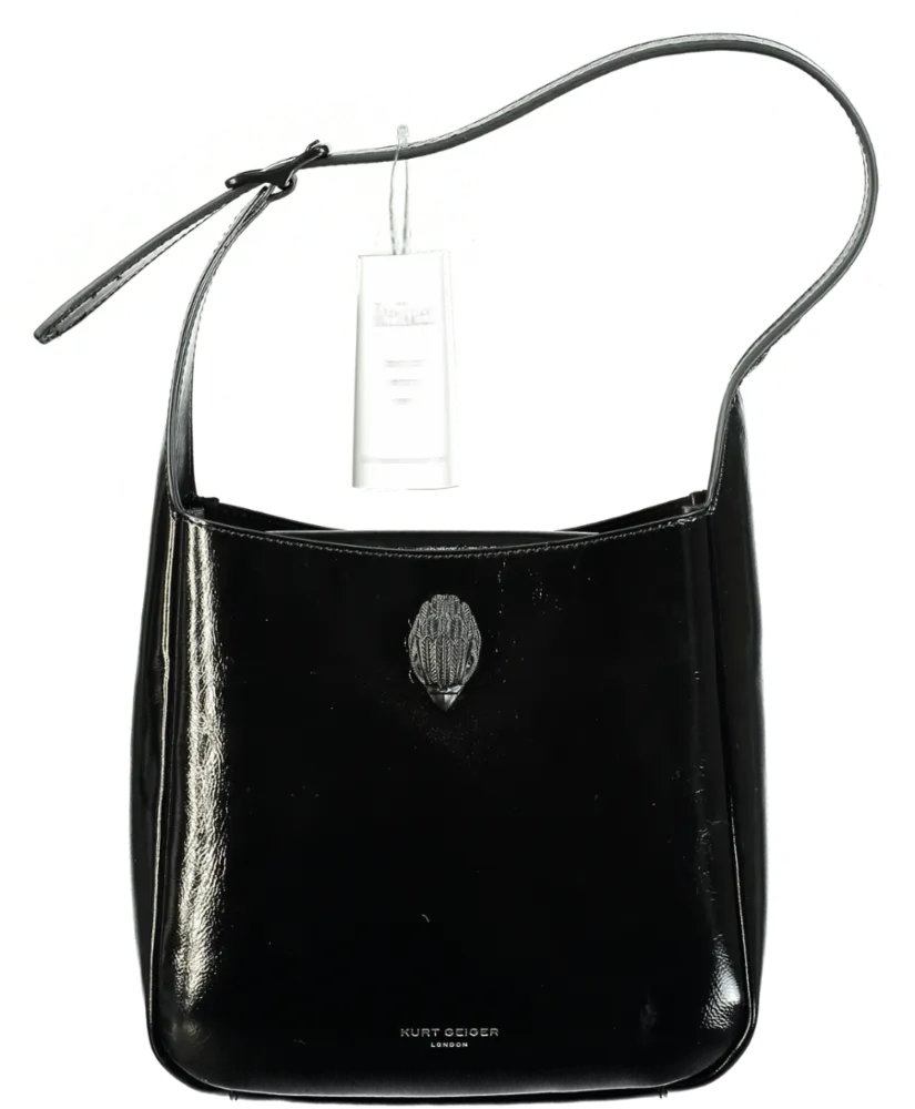 Kurt Geiger Black Leather Hobo Shoulder Bag