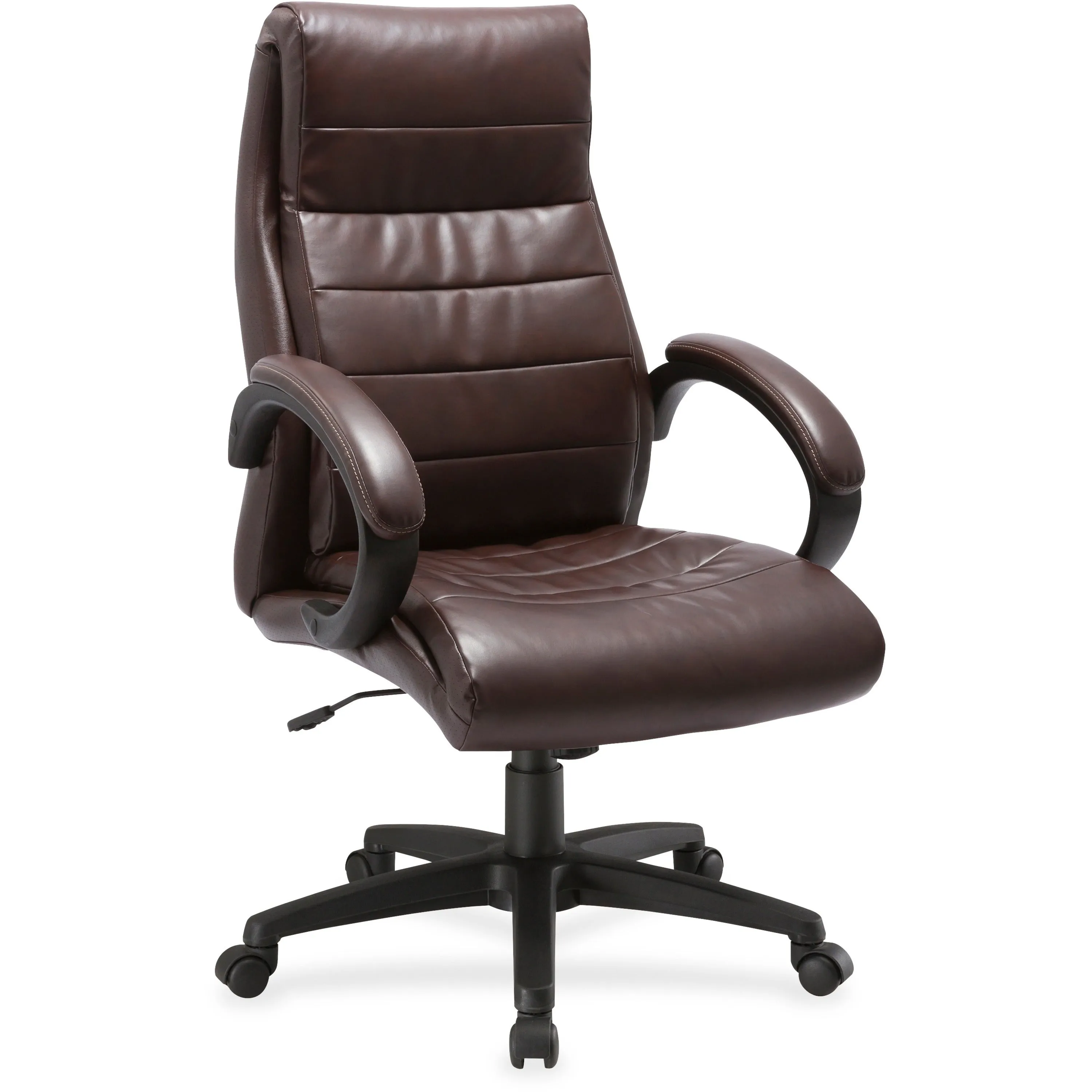 Lorell Deluxe High-back Leather Chair