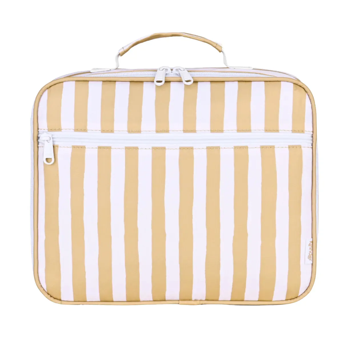 Mustard Stripe Junior Lunch Bag