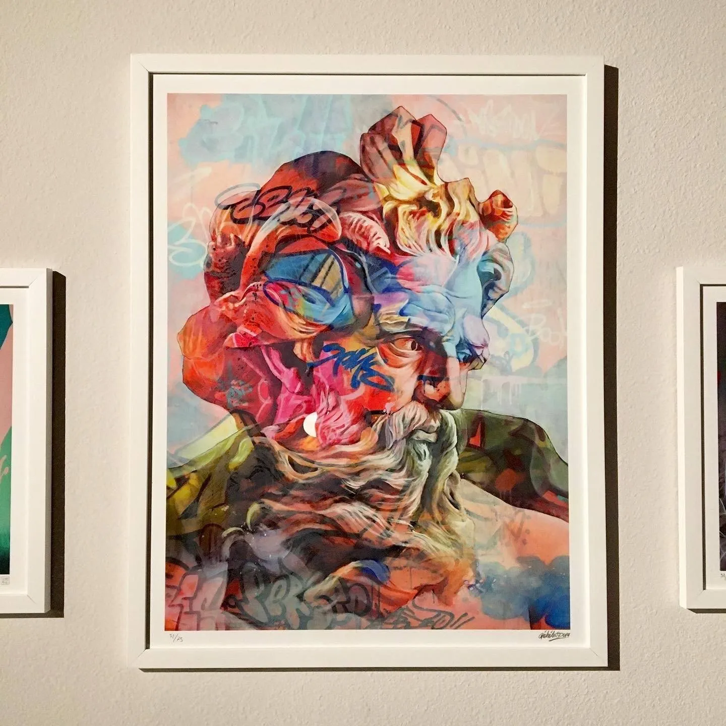 Poseidon Lefkos (framed)