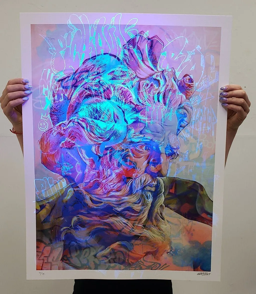 Poseidon Lefkos (framed)