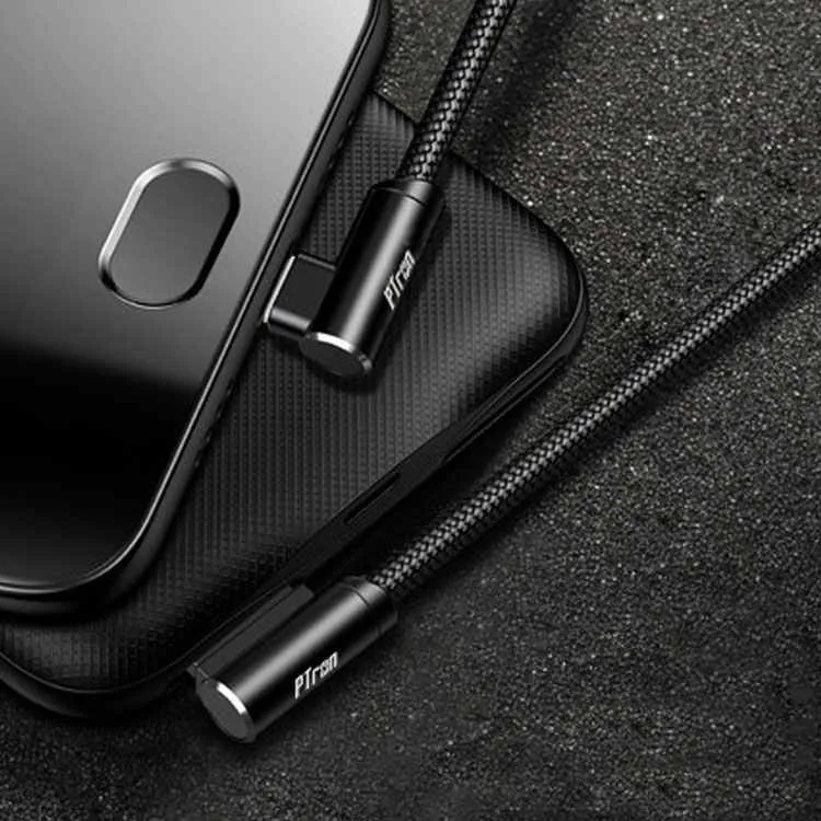 PTron Solero USB To Micro USB Data Cable - L Shape Sync Charging Cable For All Android Smartphones