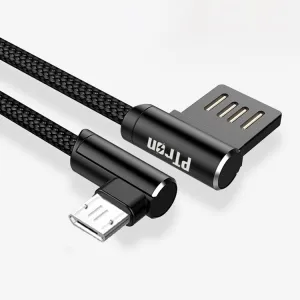 PTron Solero USB To Micro USB Data Cable - L Shape Sync Charging Cable For All Android Smartphones