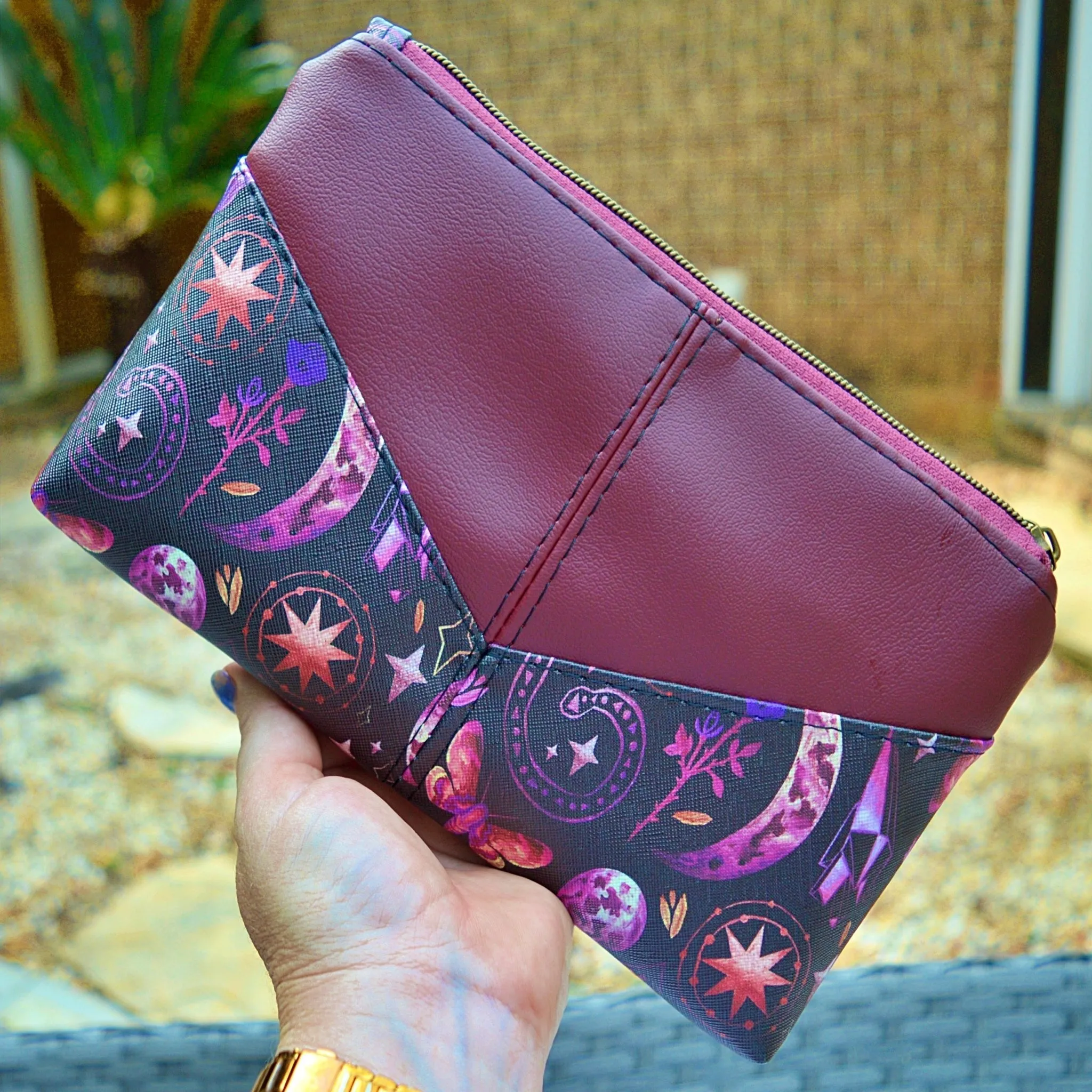 Purple Wiccan Pouch
