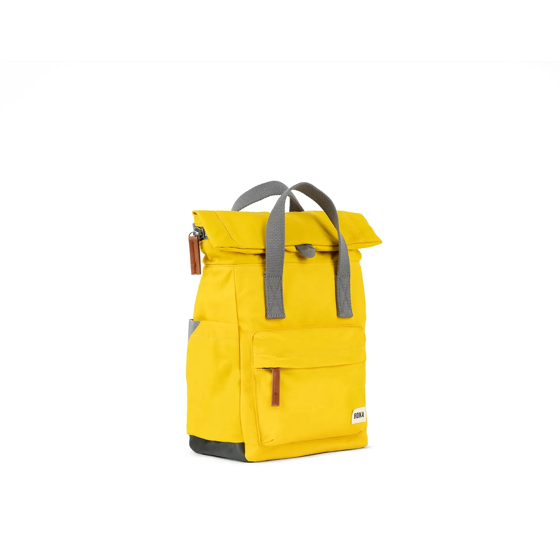 Roka Canfield B Small Mustard Recycled Nylon Bag