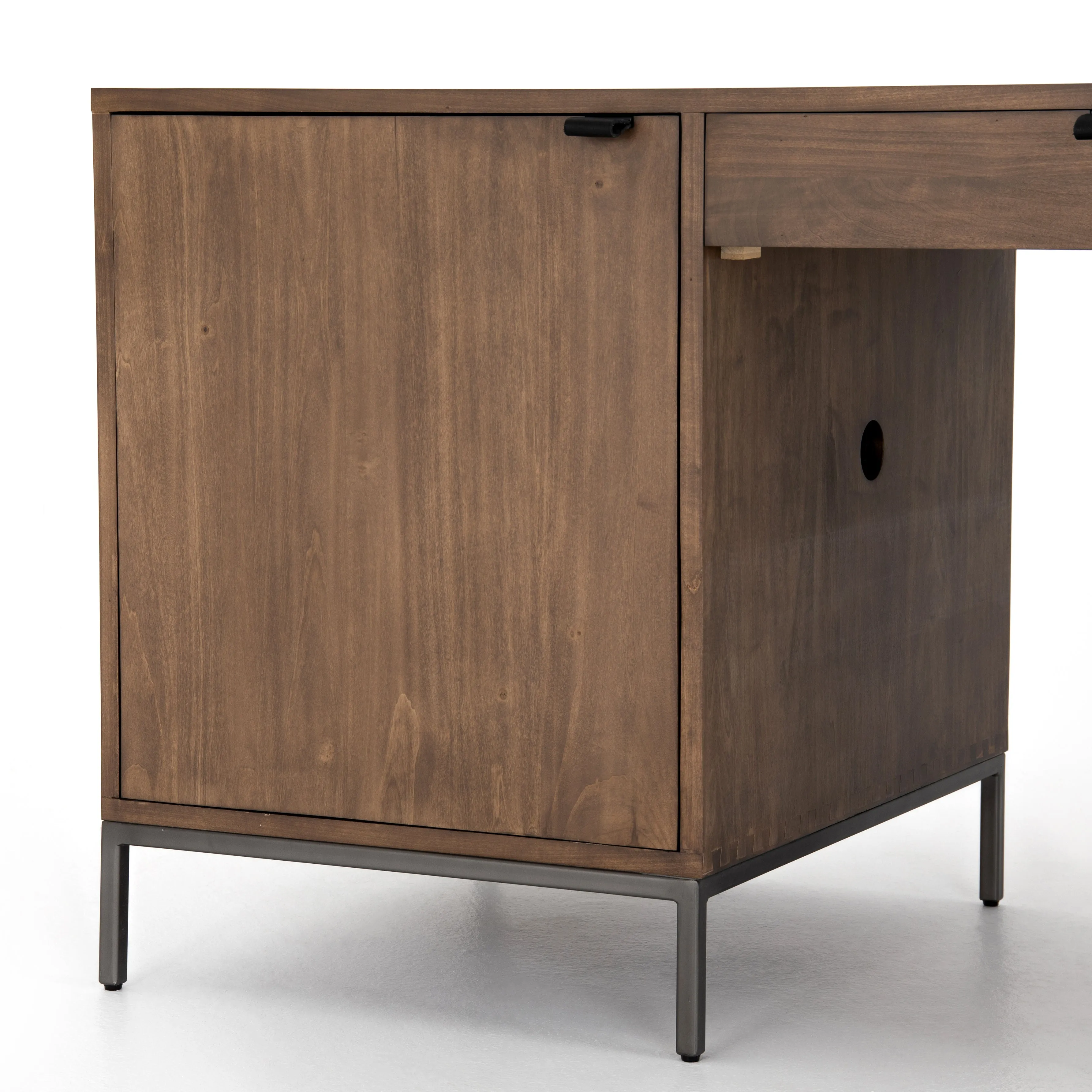 Trey Executive Desk, Auburn Poplar