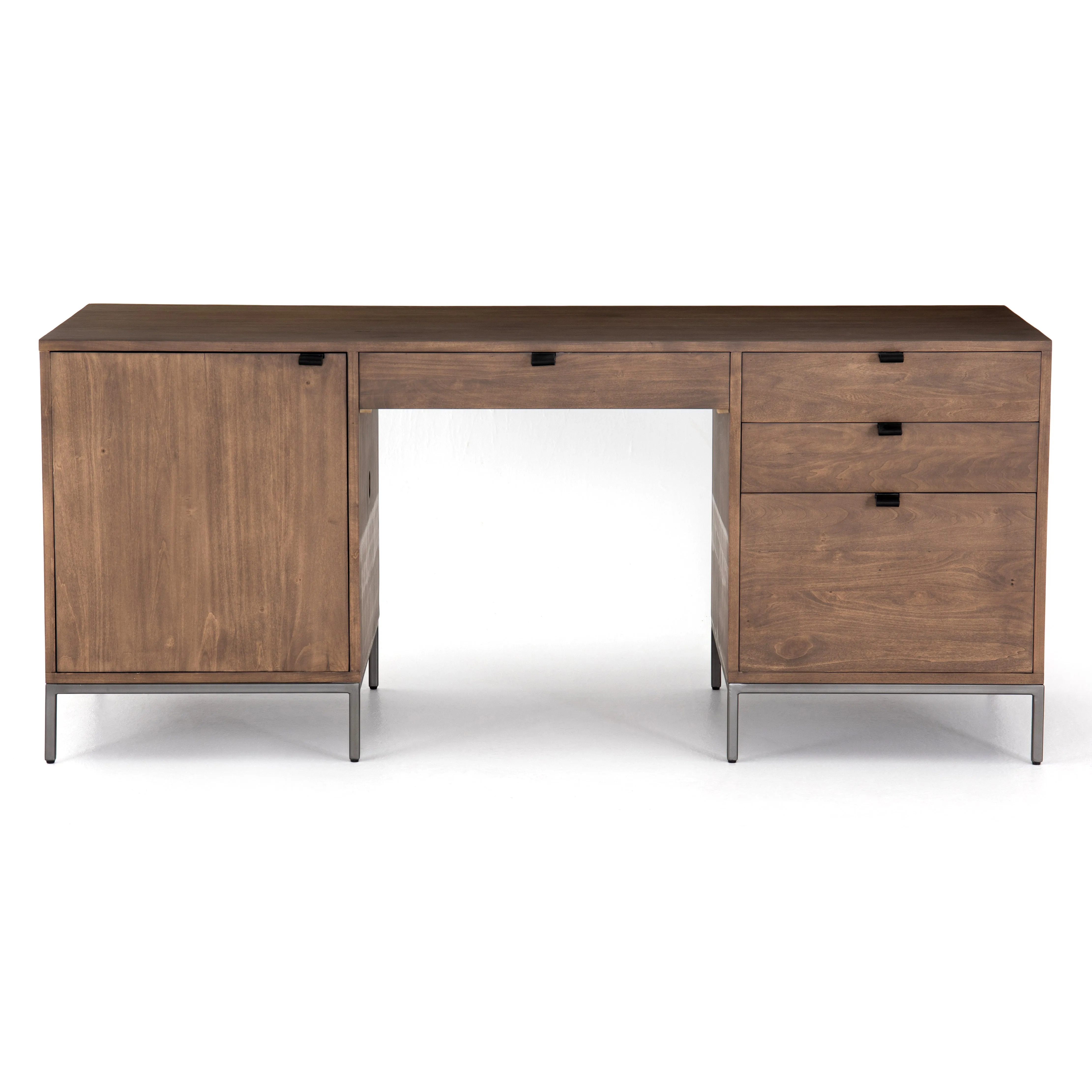 Trey Executive Desk, Auburn Poplar