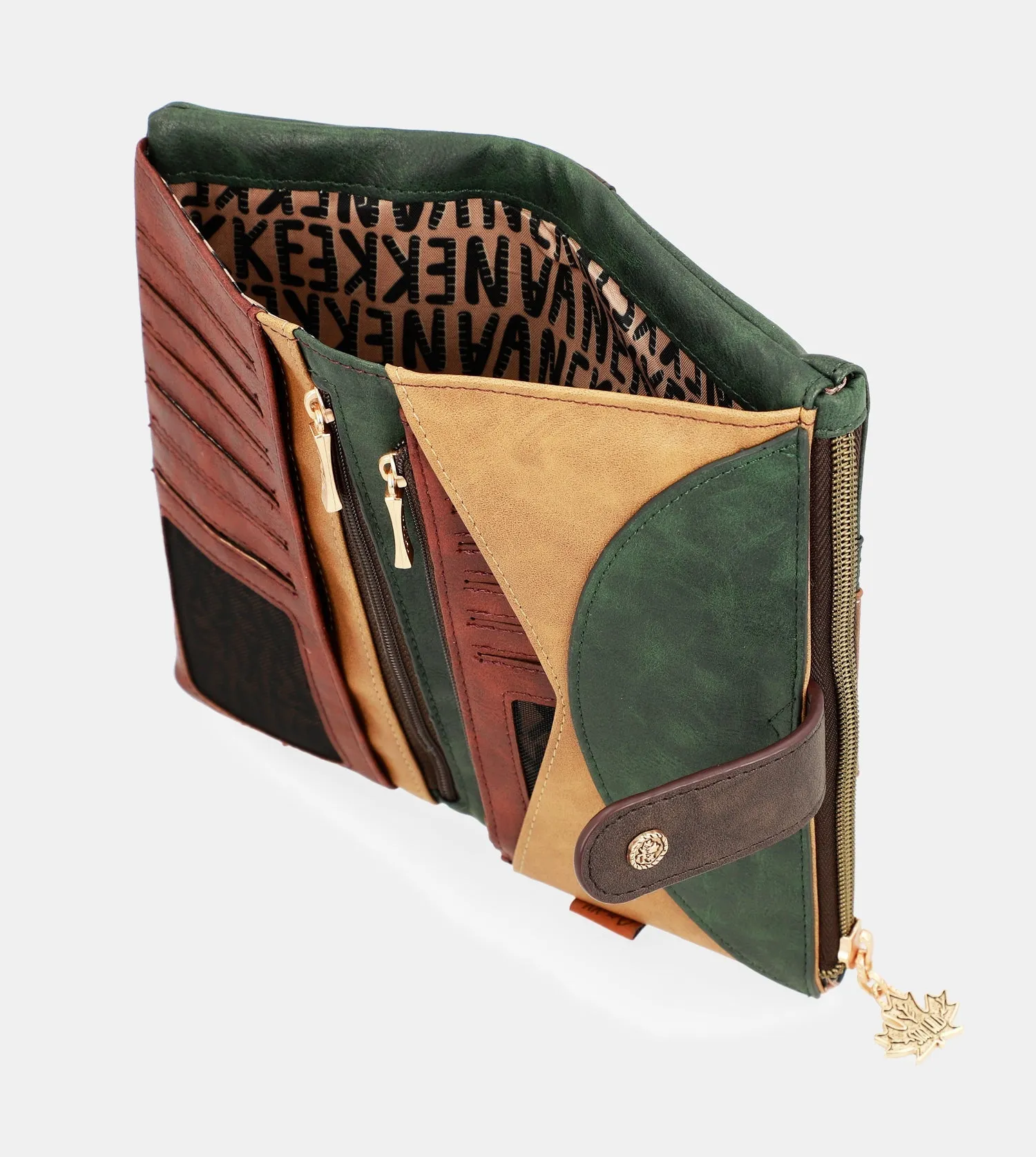 Urban large flexible material wallet