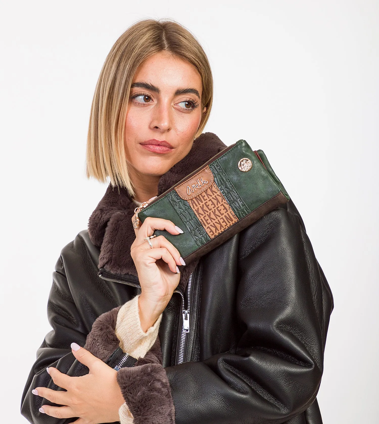 Urban large flexible material wallet