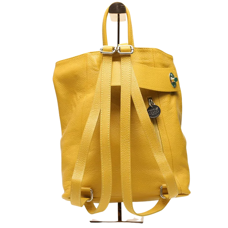 Viola Womens Leather Backpack