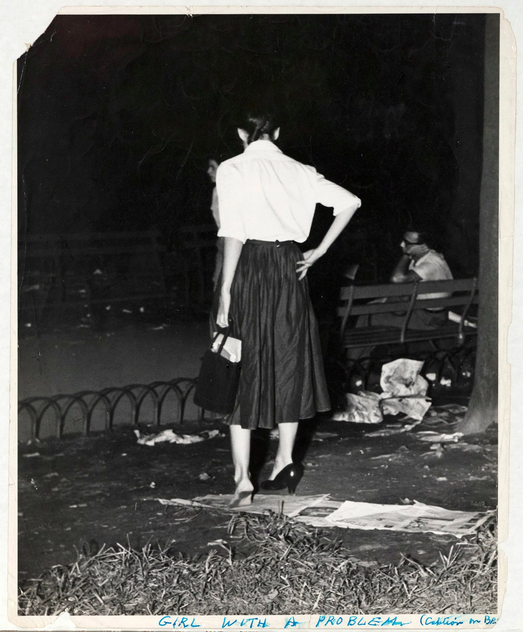 WEEGEE "GIRL WITH PROBLEM", 1940