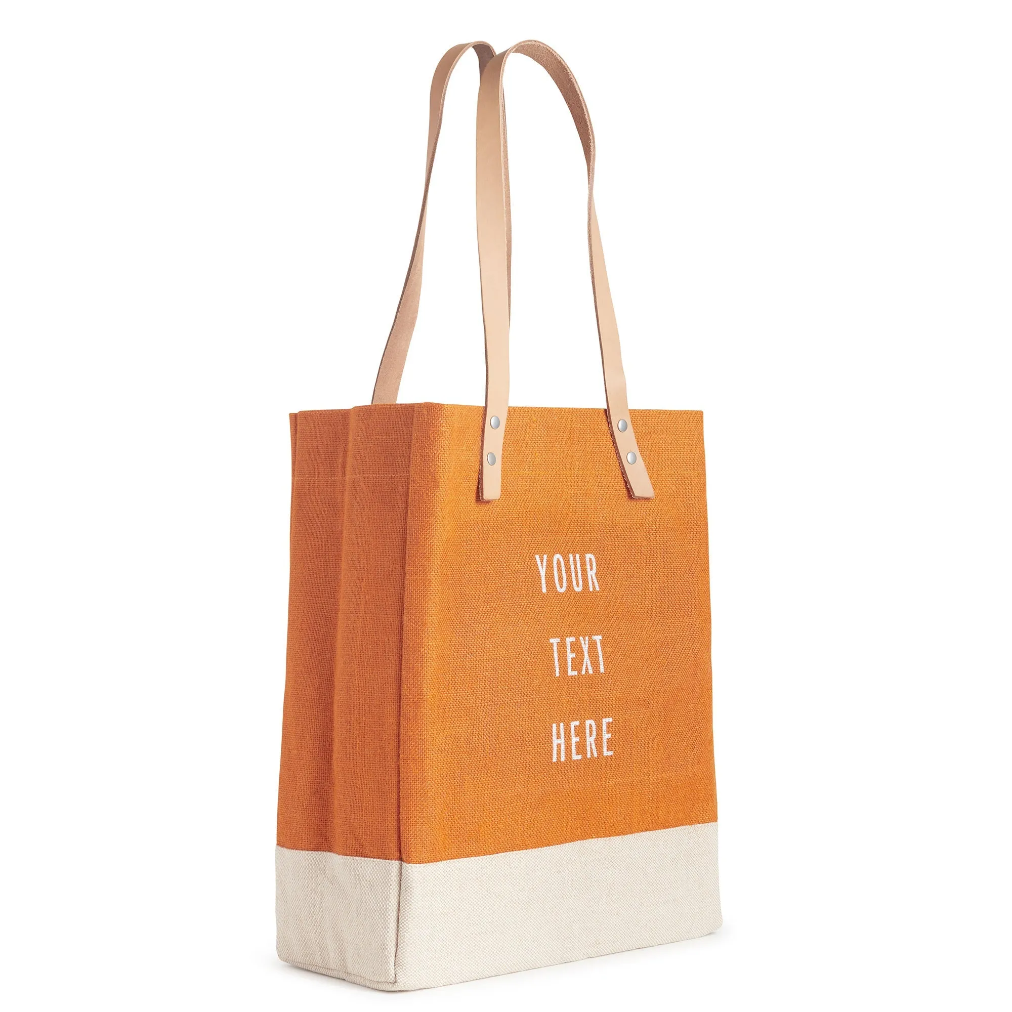 Wine Tote in Citrus (033OR) | Estimated Delivery: April 2025