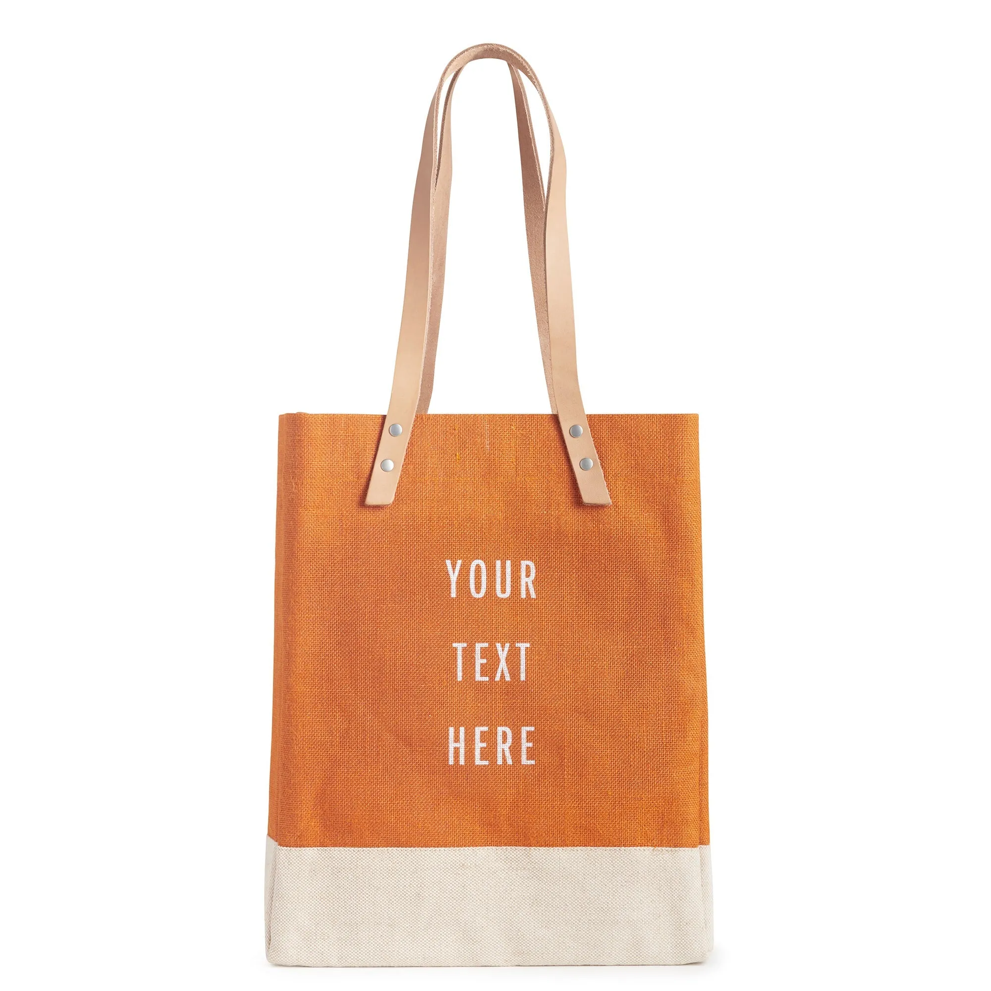 Wine Tote in Citrus (033OR) | Estimated Delivery: April 2025